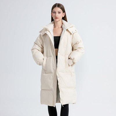 Evelyn Mae | Classic Hooded Long Puffer Coat