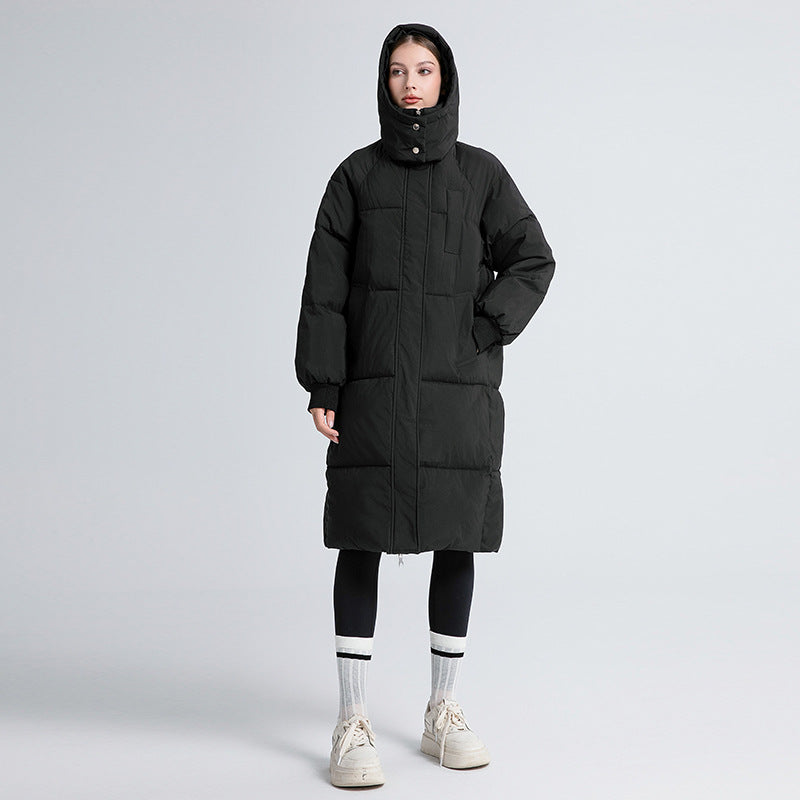 Evelyn Mae | Classic Hooded Long Puffer Coat