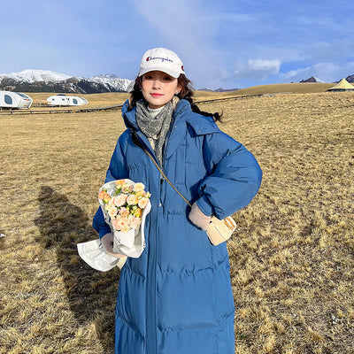 Evelyn Mae | Classic Hooded Long Puffer Coat