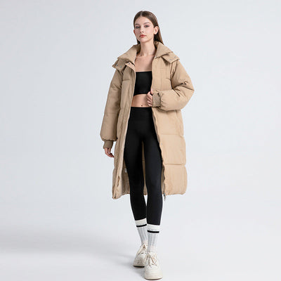 Evelyn Mae | Classic Hooded Long Puffer Coat