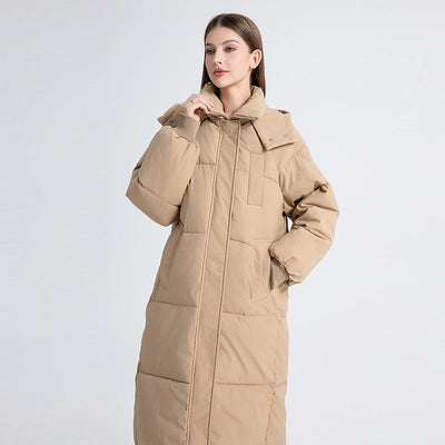 Evelyn Mae | Classic Hooded Long Puffer Coat