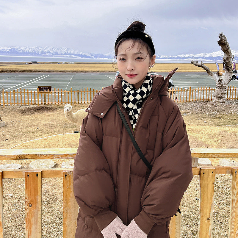 Evelyn Mae | Classic Hooded Long Puffer Coat