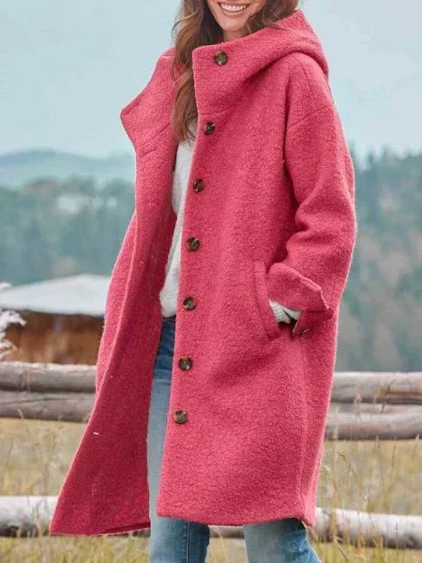 Irene | Warm, Elegant Wool-Viscose Winter Coat