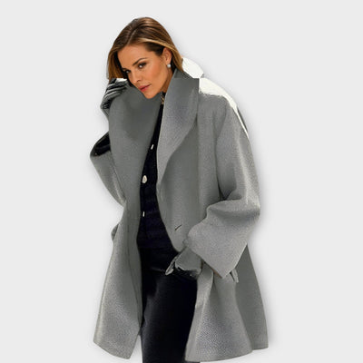 Genevieve | Wool Blend Elegance Coat